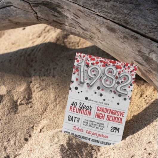 Uitnodiging tot hereniging van de middelbare schoo