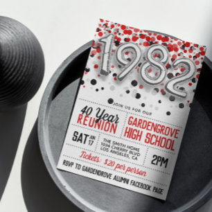 Uitnodiging tot hereniging van de middelbare schoo