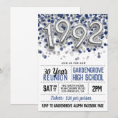 Uitnodiging tot hereniging van de middelbare schoo (Voorkant / Achterkant)