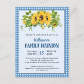 Uitnodiging tot hereniging van de Rustische Zonneb (Voorkant)