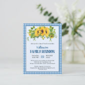 Uitnodiging tot hereniging van de Rustische Zonneb (Staand voorkant)