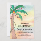 Uitnodiging tot hereniging van de zomerfamilie (Voorkant)