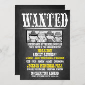 Uitnodiging tot hereniging van gezochte Posters (Voorkant / Achterkant)