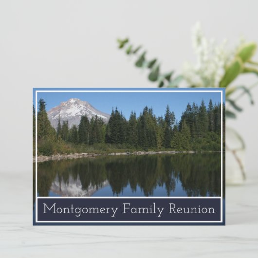 Uitnodiging tot hereniging van het bergmeer (Staand voorkant)