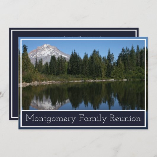 Uitnodiging tot hereniging van het bergmeer (Voorkant / Achterkant)