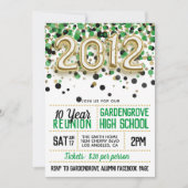 Uitnodiging tot hereniging van het High School Col (Voorkant)