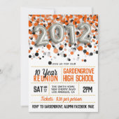 Uitnodiging tot hereniging van het High School Col (Voorkant)