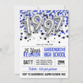 Uitnodiging tot hereniging van het High School Col (Voorkant)