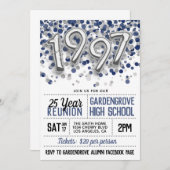 Uitnodiging tot hereniging van het High School Col (Voorkant / Achterkant)