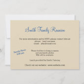 Uitnodiging tot hereniging van Nebula Tree Family (Achterkant)