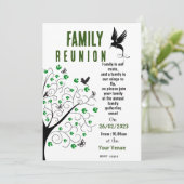 Uitnodiging tot hereniging van vogels (Staand voorkant)