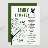 Uitnodiging tot hereniging van vogels (Voorkant / Achterkant)