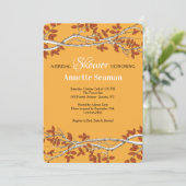 Uitnodiging tot herfst Branch Borders (Staand voorkant)