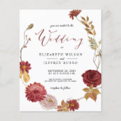 Uitnodiging tot herfst herfst herfst (Voorkant)