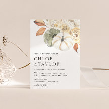 Uitnodiging tot herfst huwelijk