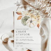 Uitnodiging tot herfst huwelijk