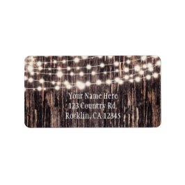 Uitnodiging tot Herfst via bijtende boomschors Etiket