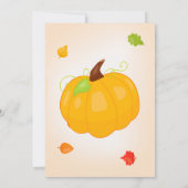 Uitnodiging tot Herfst voor de verjaardag van Pump (Achterkant)