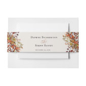 Uitnodiging tot herfst voor weduwen uitnodigingen wikkel (Voorkant Voorbeeld)