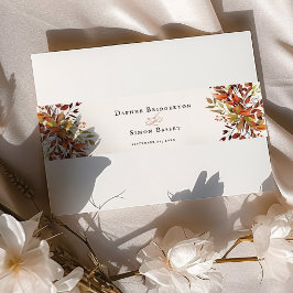 Uitnodiging tot herfst voor weduwen uitnodigingen wikkel