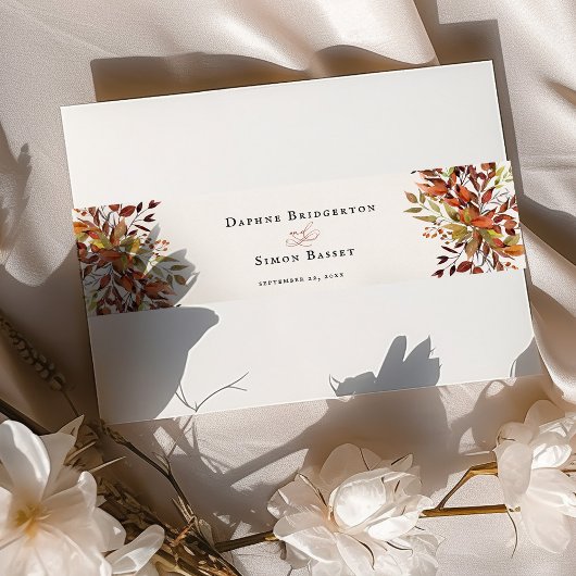 Uitnodiging tot herfst voor weduwen uitnodigingen wikkel