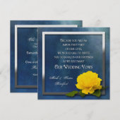 Uitnodiging tot hernieuwing van een huwelijk - Gel (Voorkant / Achterkant)