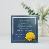 Uitnodiging tot hernieuwing van een huwelijk - Gel (Staand voorkant)