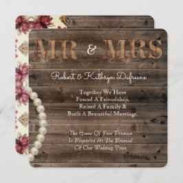  uitnodiging tot hernieuwing van het huwelijk met 