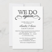 Uitnodiging tot hernieuwing van Vow (Voorkant)