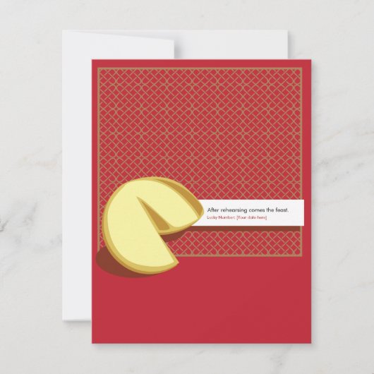 Uitnodiging tot heroefening van Chinese Fortune Co (Voorkant)