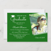 Uitnodiging tot herroeping groene Afstuderen (Voorkant)