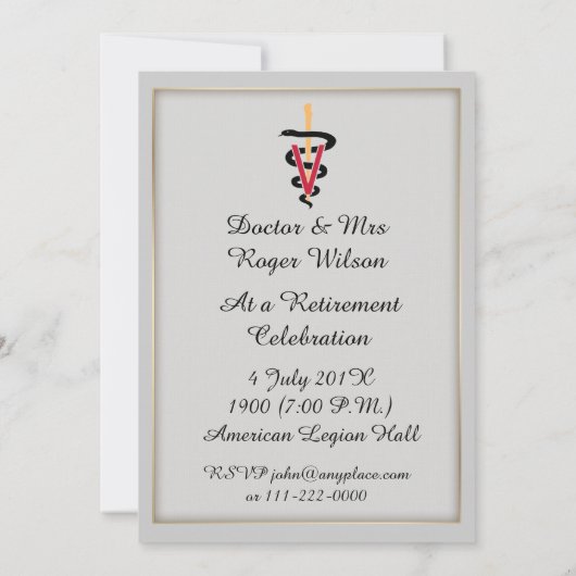 Uitnodiging tot herroeping van de dierenarts (Achterkant)