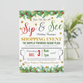 Uitnodiging tot het aanbieden van vakantiewinkels (Staand voorkant)