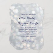 Uitnodiging tot het aangaan van een Sparkly Lights (Voorkant / Achterkant)