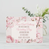 Uitnodiging tot het aangaan van een vaste Floral W (Staand voorkant)