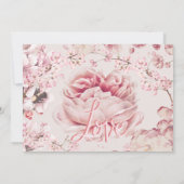 Uitnodiging tot het aangaan van een vaste Floral W (Achterkant)