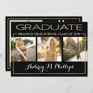 Uitnodiging tot het Afstuderen van de goudolie