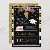 Uitnodiging tot het Afstuderen van de tandheelkund (Voorkant / Achterkant)