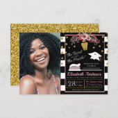 Uitnodiging tot het Afstuderen van de tandheelkund (Voorkant / Achterkant)