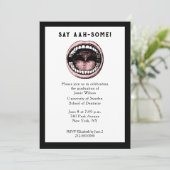 Uitnodiging tot het Afstuderen van de tandheelkund (Staand voorkant)