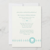 Uitnodiging tot het Afstuderen van de tandheelkund (Voorkant)