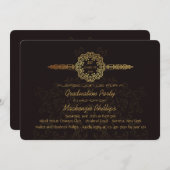 Uitnodiging tot het Afstuderen van Elegance (afger (Voorkant / Achterkant)