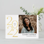 Uitnodiging tot het Afstuderen van het Folie van h (Staand Voorkant)