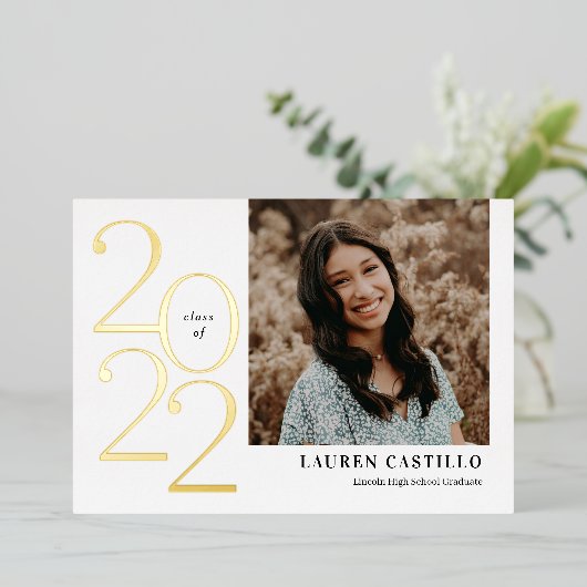 Uitnodiging tot het Afstuderen van het Folie van h (Staand Voorkant)