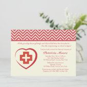 Uitnodiging tot het Afstuderen van het hart van de (Staand voorkant)