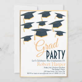 Uitnodiging tot het Afstuderen van olievlek en gou