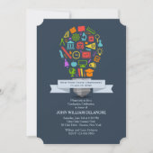 Uitnodiging tot het Afstuderen van School Light (Voorkant)