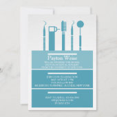 Uitnodiging tot het Afstuderen van tandheelkundige (Voorkant)