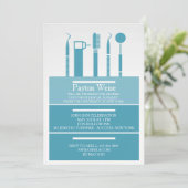 Uitnodiging tot het Afstuderen van tandheelkundige (Staand voorkant)