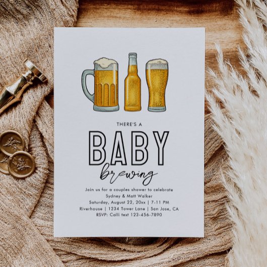 Uitnodiging tot het baby Baby shower